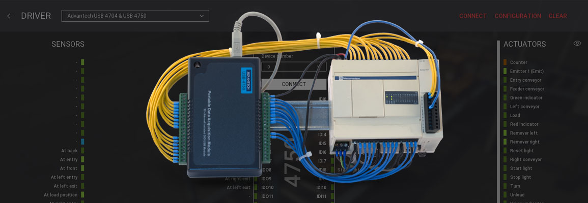 advantech board wiring