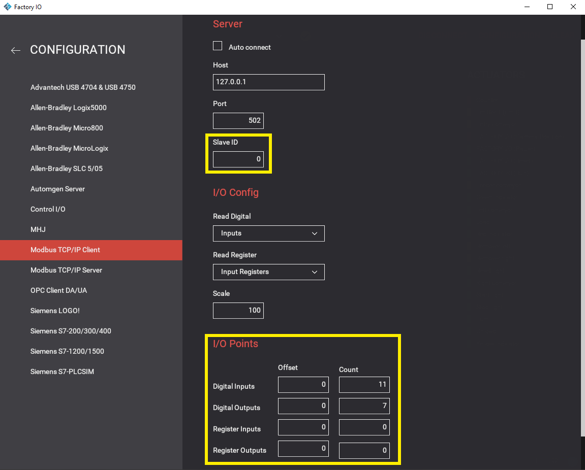 fio driver configuration